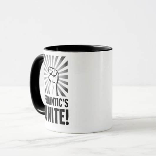 Mug Pedantic's Unite ! (Devant gauche)