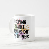 Mug Pediatric OT ergothérapeute OT Dons (Devant gauche)