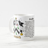 Mug Peebles, l'origine, la signification et la crête (Devant gauche)