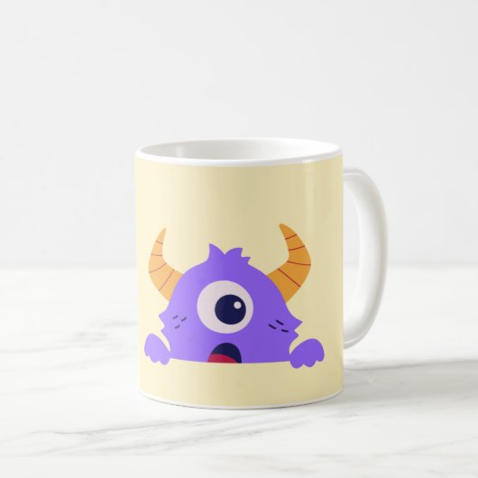Mug Peek-a-Boo - Cute Monster (Devant droit)