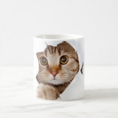 Mug Peek-a-Mew - Adorable visage de chat (Centre)
