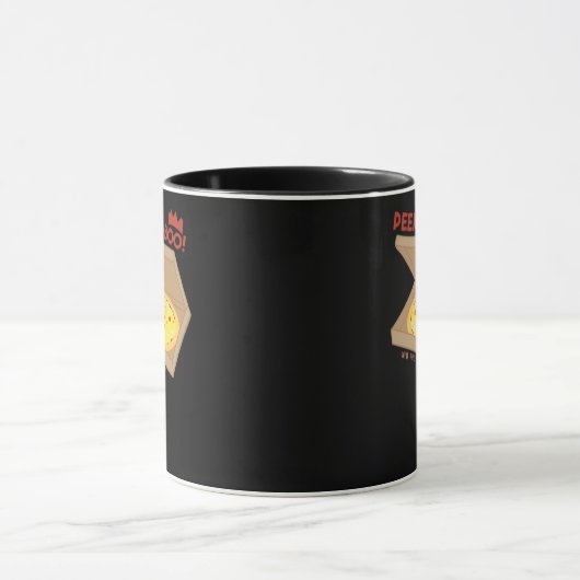 Mug Peekabo Basic & Drôle Design (Centre)