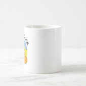 Mug Peeking Canard Funny Animal Chinois Plat Pun (Centre)