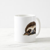 Mug Peeking Sloth (Devant droit)