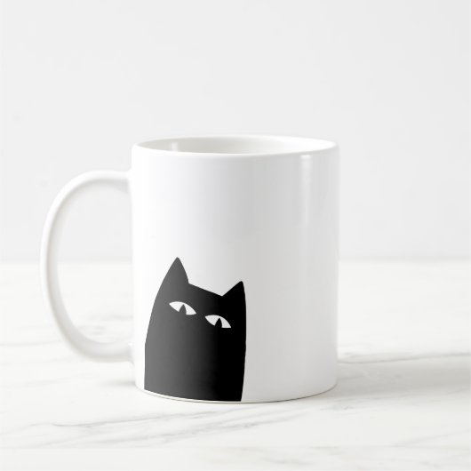 Mug Peeking Sneaky Chat (Gauche)