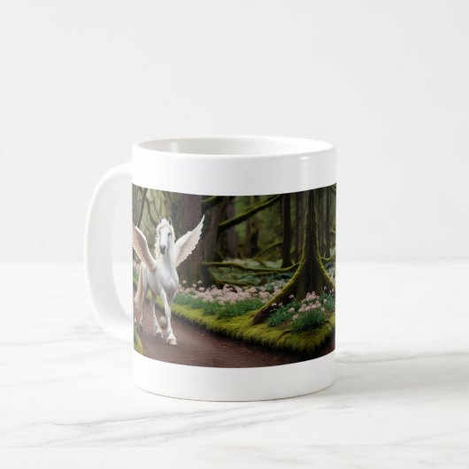 Mug Pegasus Filly sur Forest Walk (Devant gauche)