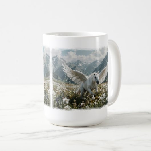 Mug Pegasus se prépare pour le décollage (Devant droit)