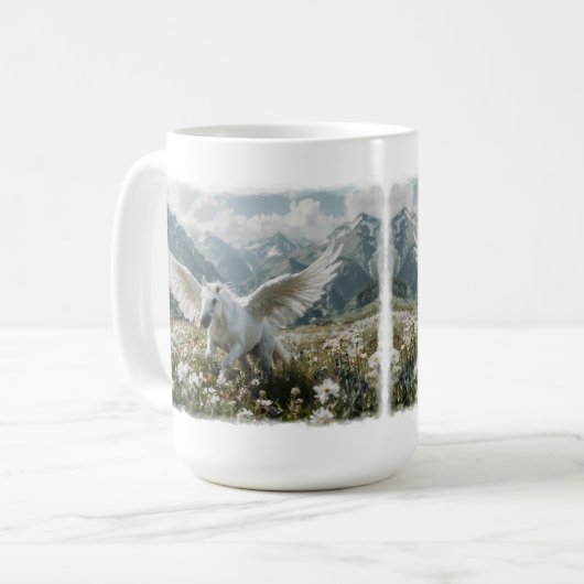 Mug Pegasus se prépare pour le décollage (Devant gauche)