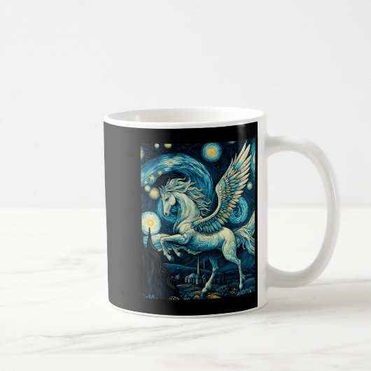 Mug Pegasus Sous Starry Night Sky Art Graphisme Christ (Droite)