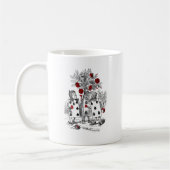 Mug Peignant les roses rouges (Gauche)