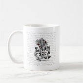 Mug Peignant les roses rouges (Gauche)