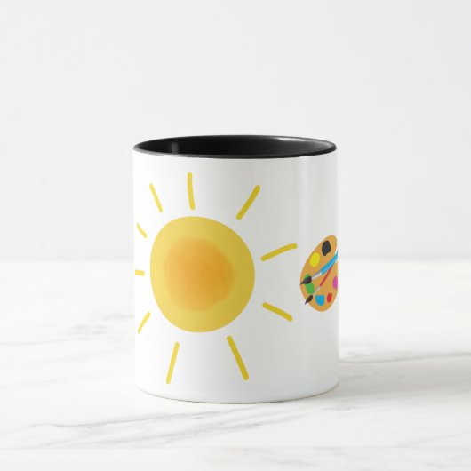 Mug peindre le soleil (Centre)