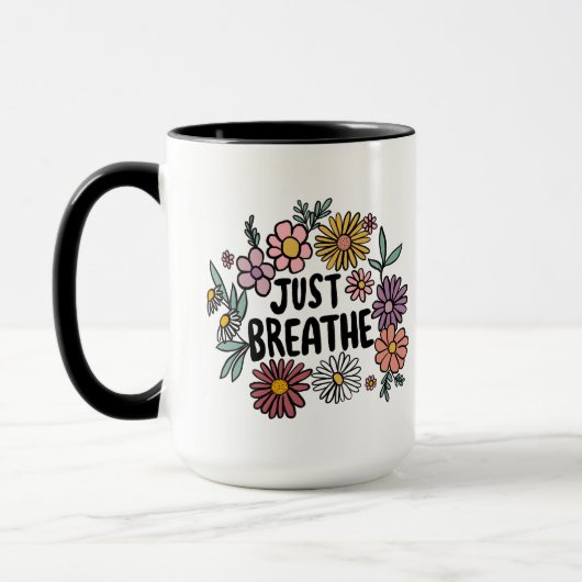 Mug PEINDRE LES Fleurs Florales Mignonnes Faisy Daisy (Gauche)