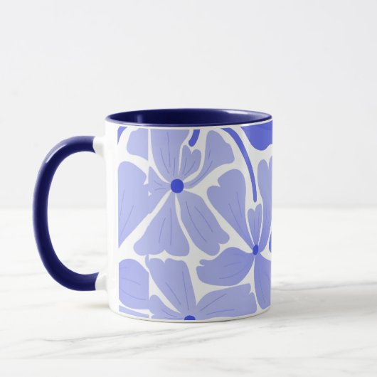 Mug peint à la main avec design esthétique (Gauche)