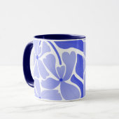 Mug peint à la main avec design esthétique (Devant gauche)