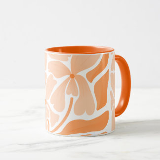 Mug peint à la main dans un design artistique