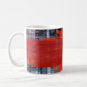 Mug peint à la main fond abstrait, abstrait, douleur