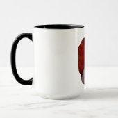 Mug Peint à la main : Vache à Hereford : Animal, (Gauche)