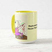 Mug Peintre de la maison de remplacement (Devant gauche)
