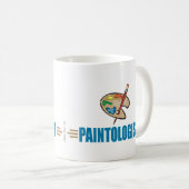 Mug Peintre drôle (Devant droit)