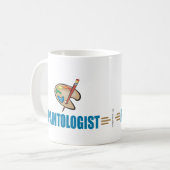 Mug Peintre drôle (Devant gauche)