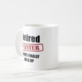 Mug Peintre retraité (Devant gauche)