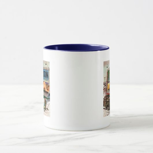 Mug Peintres en tableau en hiver par Stevan Dohanos (Centre)