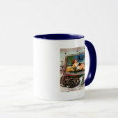 Mug Peintres en tableau en hiver par Stevan Dohanos (Devant droit)