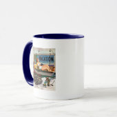 Mug Peintres en tableau en hiver par Stevan Dohanos (Devant gauche)