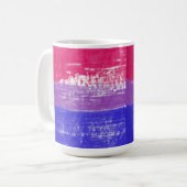 Mug Peinture à fioritures bisexuelle (Devant gauche)
