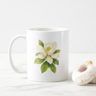Mug Peinture à fleurs de Magnolia
