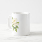 Mug Peinture à fleurs de Magnolia (Devant gauche)