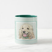 Mug Peinture à la boule de Cocker Spaniel - Art origin (Centre)