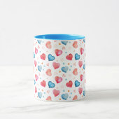 Mug Peinture à la main en forme de coeur (Centre)