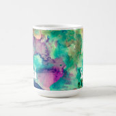 Mug Peinture à l'aquarelle colorée personnalisée 1 (Centre)