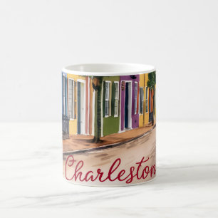 Mug Peinture à l'aquarelle de Charleston Caroline du S
