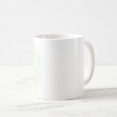 Mug peinture à l'aquarelle de jais bleu (Devant droit)