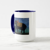 Mug Peinture à l'éléphant (Devant gauche)