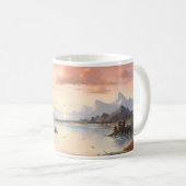 Mug Peinture à l'encre de printemps (Devant droit)