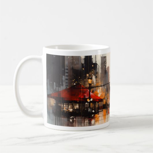 Mug Peinture à l'encre de rue (Gauche)