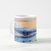 Mug Peinture à l'encre d'hiver (Devant gauche)