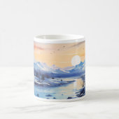 Mug Peinture à l'encre d'hiver (Centre)