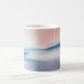 Mug Peinture à l'huile Abstraite, texture de toile. (Centre)