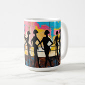 Mug peinture à l'huile Art de Ballet (#2) (Devant droit)