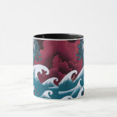 Mug Peinture à l'huile de Neptune Crimson (Centre)