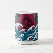 Mug Peinture à l'huile de Neptune Crimson (Centre)