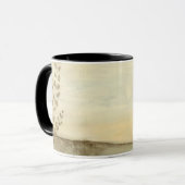 Mug Peinture à l'huile de paysage moderne Sunset (Devant gauche)