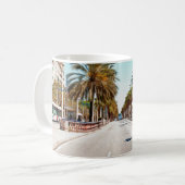 Mug Peinture à l'huile. Imitation. Illustration. Rue l (Devant gauche)