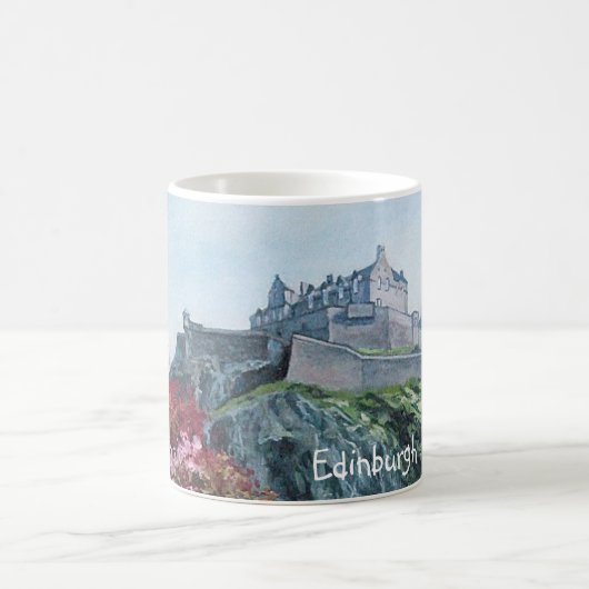 Mug Peinture à l'huile Pola.B.Alex du château d'Édimbo (Centre)