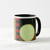 Mug Peinture à panneaux de style loft contemporain (Devant droit)